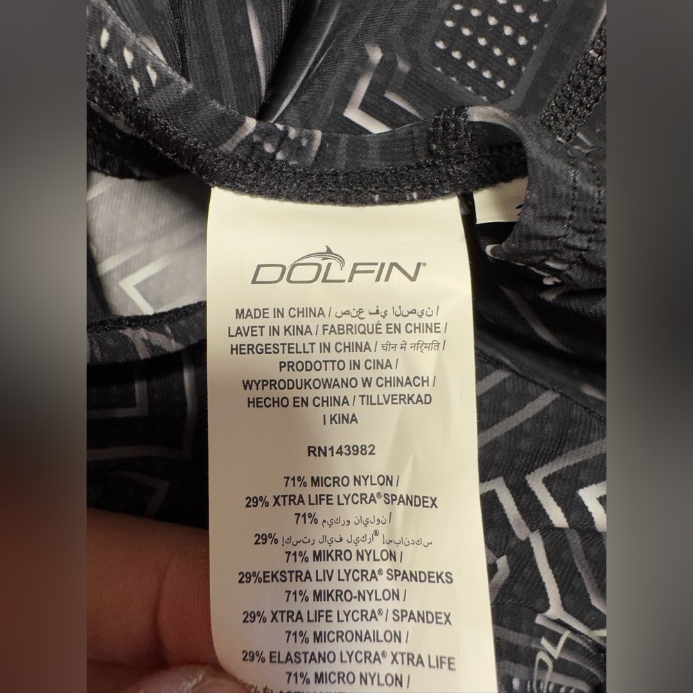 NWT Dolfin Graphlite Women's Circuit V-Back One Piece SZ 28 - Picture 5 of 5
